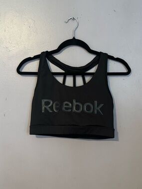 Reebok Black Sports Bra Size Large